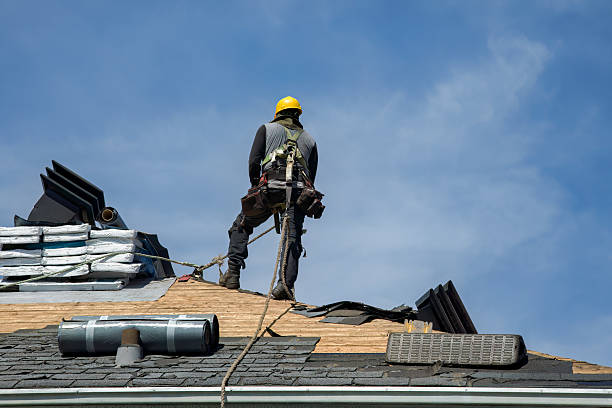 Professional Roofing technician working in Harrington, WA